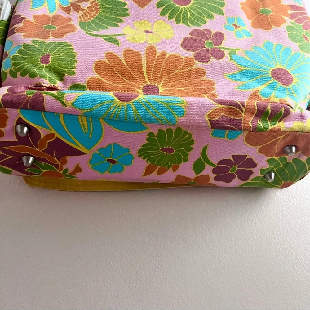 SugarBooger By ORE Floral Canvas Diaper Bag